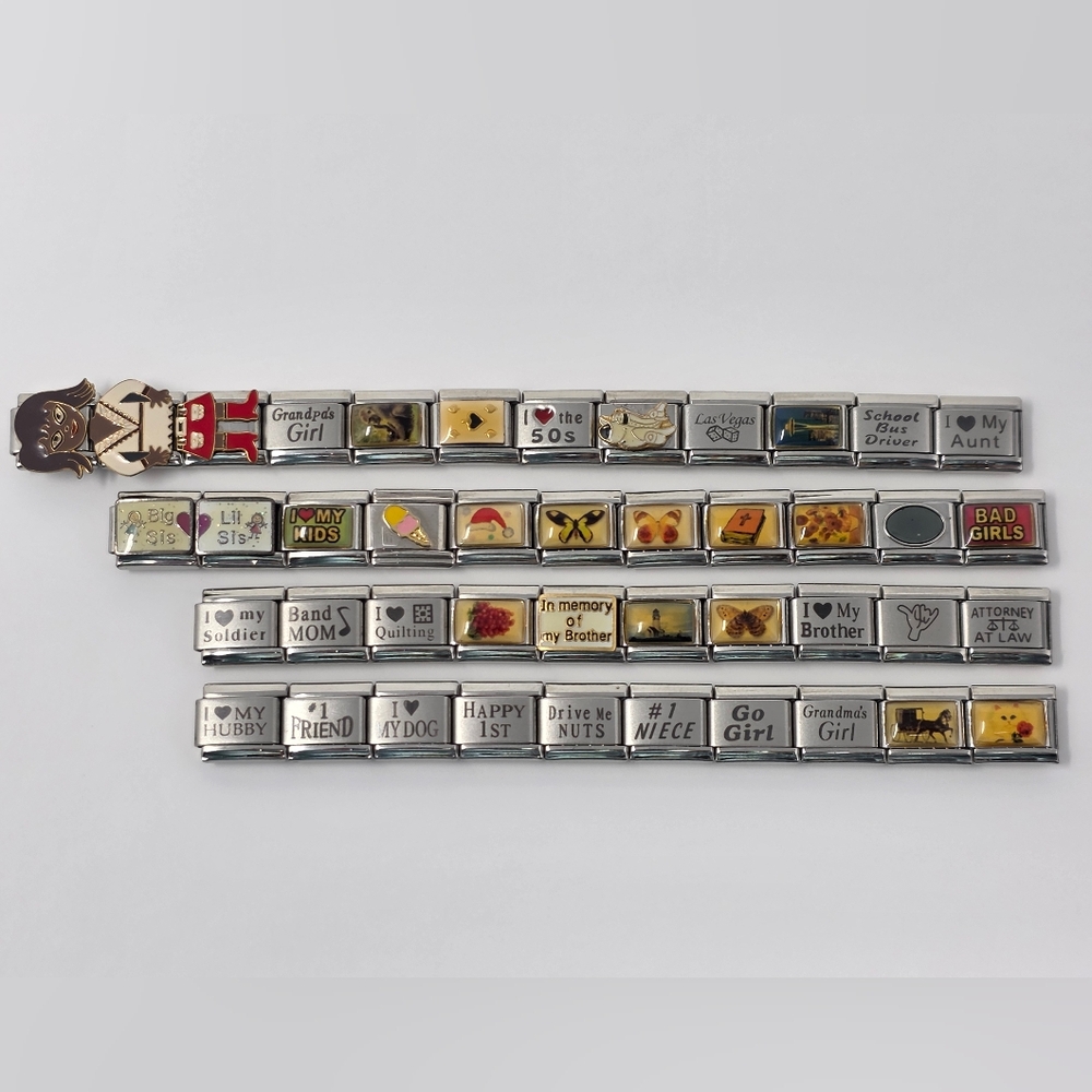 40 Italian Charms Vintage Early 2000’s